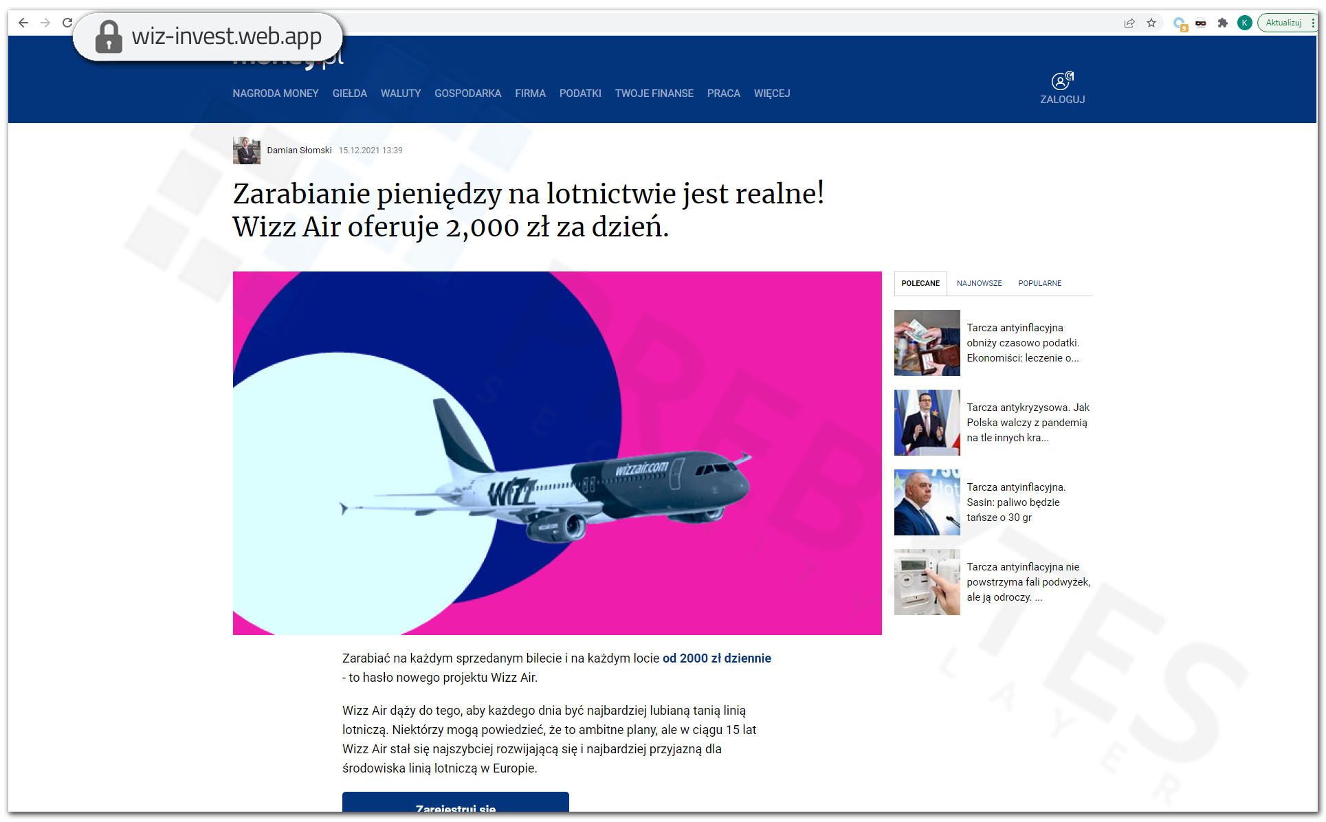 Program WIZZ Air - zarabianie na lotnictwie