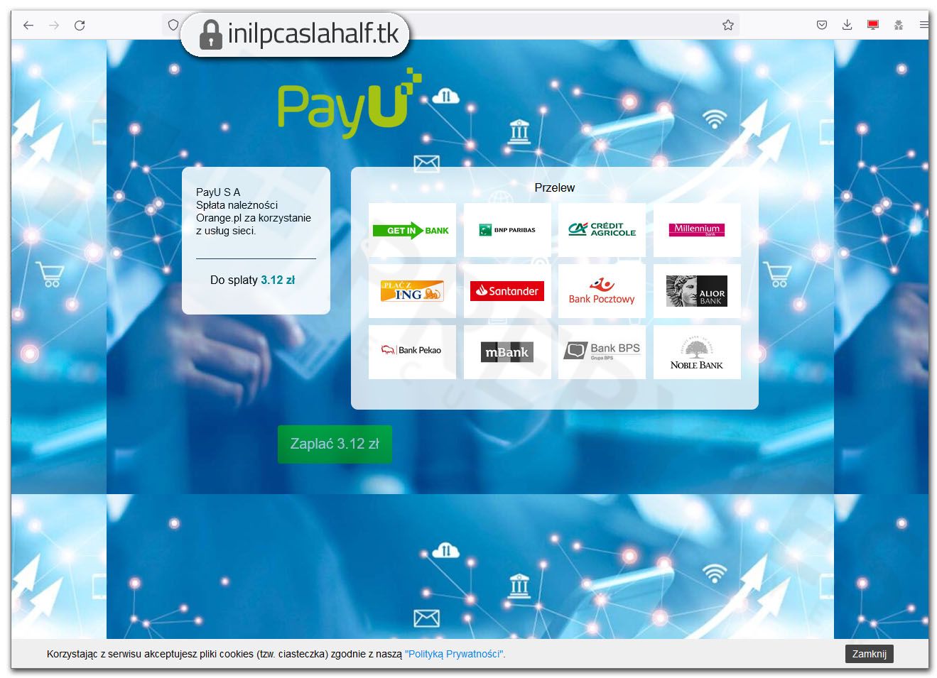 Phishing PayU