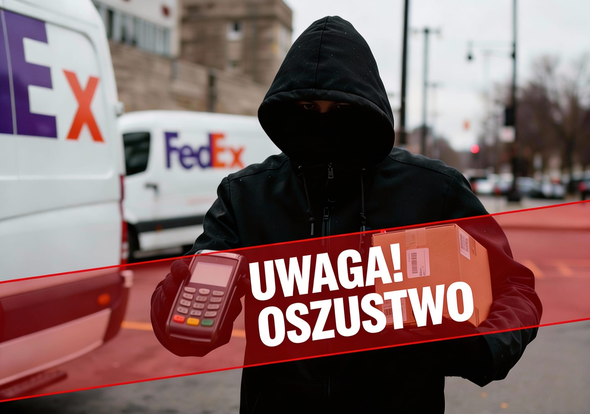 Obiecują paczkę z fortuną – oszuści podszywają się pod FedEx!