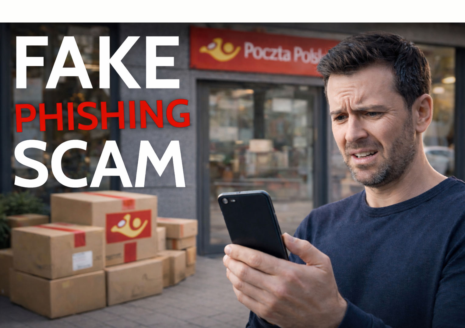 Fałszywe wiadomości od Poczty Polskiej – jak kampanie phishingowe uderzają w firmy i klientów.